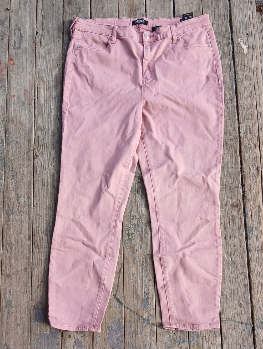 GUC Buffalo David Bitton high Rise Ankle Skinny  Light Pink Skinny Jeans